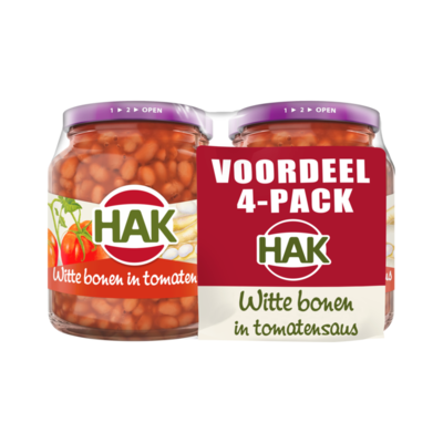 Hak Witte Bonen in Tomatensaus Voordeel Pack